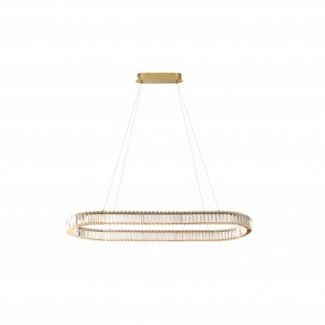 AZZARDO AZ6711 SPARK OVAL PENDANT 120 CCT DIMM GO + REMOTE CONTROL