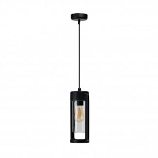 AZZARDO AZ6829 LANTERN PENDANT E27 IP54 BK