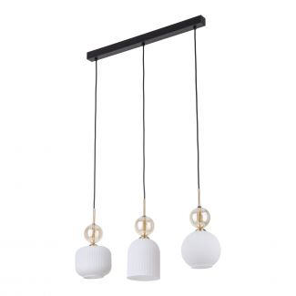 TK-LIGHTING 11591 SOPHIA COGNAC WHITE LAMPA WISZĄCA 3XE14