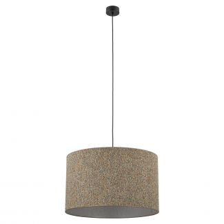 TK-LIGHTING 10752 VELLUM BLACK MULTICOLOR LAPA WISZĄCA 1XE27