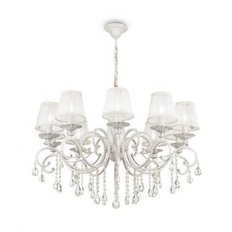 MAYTONI ARM247-10-G Elegant Grace Chandelier White with Gold