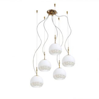KOLARZ 0392.35.3.LI.WA LUNA lampa wisząca złoto 24K
