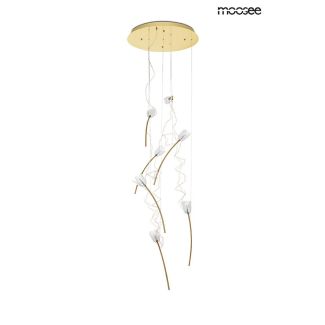 MOOSEE MSE1501100170 lampa wisząca TULIPPE 7 DISC złota
