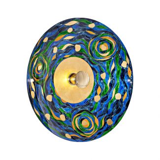 KOLARZ 0415.61XL.V1.3.BG LUNA lampa ścienna złoto 24K