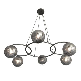 EMIBIG 1380/6 LIBRA 6 BL GRAFIT lampa wisząca