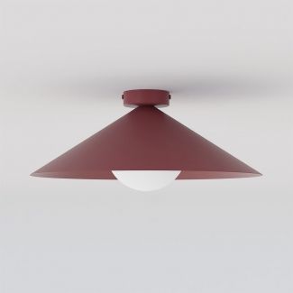 EMIBIG 1720/1M MONO 1M PLAFON BURGUNDY OPAL Lampa sufitowa