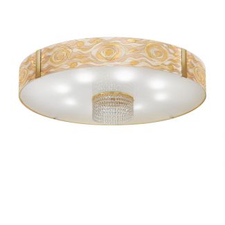 KOLARZ 0345.18S.3AQ.CH.OKPT EMOZIONE lampa sufitowa złoto 24K