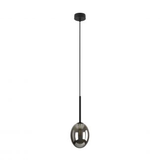 TK-LIGHTING 10827 PEARL BLACK LAMPA WISZĄCA 1XG9