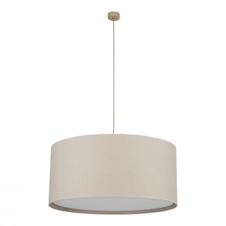 TK-LIGHTING 11485 LARGO LINEN LAMPA WISZĄCA 3XE27