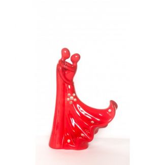 HOME DECORATION 7335 RED FIGURKA ŚLUBNA RED ID-1042