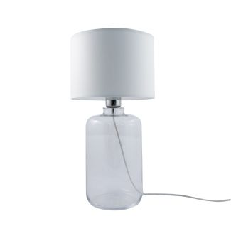 ZUMALINE 002177-014398 SAMASUN lampa stołowa transparentny, biały