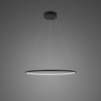 ALTAVOLA DESIGN LA073/P_40_in_4k_black Lampa wisząca Ledowe Okręgi No.1 Φ40 in 4k czarna