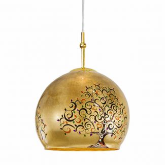 KOLARZ 0392.31L.3.AL.MU LUNA lampa wisząca złoto 24K