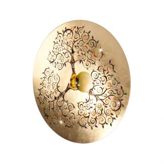 KOLARZ 0417.61XL.V1.3.MU LUNA lampa ścienna złoto 24K