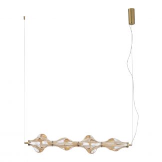 TK-LIGHTING 18216 ELVA BRASS LAMPA WISZĄCA LED 30W
