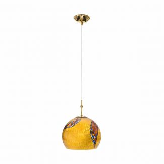 KOLARZ 0392.31S.3.KI.AU LUNA lampa wisząca złoto 24K