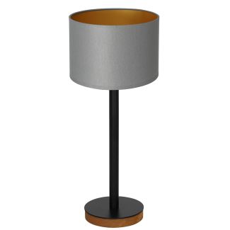 LUMINEX 3836 oprawa przenośna Table lamps lampa stołowa czarny brązowy szary złoty