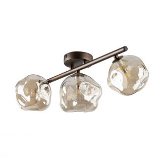 TK-LIGHTING 11035 LAVA BROWN LAMPA SUFITOWA 3XG9