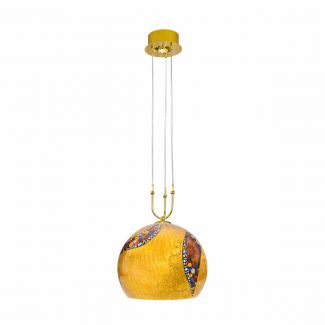 KOLARZ 0392.31+1L.3.KI.AU LUNA lampa wisząca złoto 24K