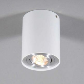 AZZARDO GM4100-WH-ALU / AZ0781 Bross 1 (white/aluminium) Lampa sufitowa