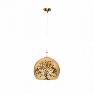 KOLARZ 0392.31M.3.AL.MU LUNA lampa wisząca złoto 24K