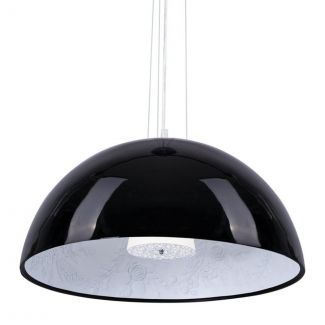Step into design ST-7049 black shinny Lampa wisząca FROZEN GARDEN czarna błyszcząca 60 cm