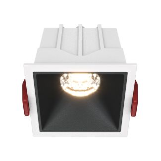 MAYTONI Alfa LED DL043-01-10W3K-D-SQ-WB Lampa punktowa wbudowana - kolor Biały,Czarny