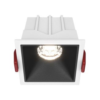MAYTONI Alfa LED DL043-01-10W4K-D-SQ-WB Lampa punktowa wbudowana - kolor Biały,Czarny