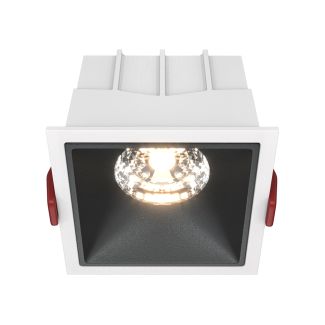 MAYTONI Alfa LED DL043-01-15W3K-SQ-WB Lampa punktowa wbudowana - kolor Biały,Czarny