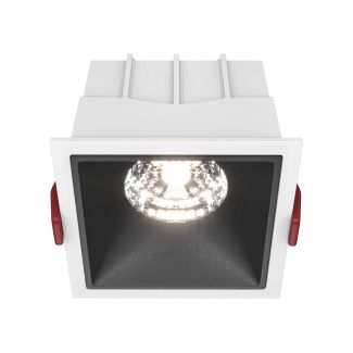 MAYTONI Alfa LED DL043-01-15W4K-D-SQ-WB Lampa punktowa wbudowana - kolor Biały,Czarny