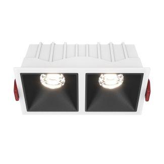 MAYTONI Alfa LED DL043-02-10W4K-D-SQ-WB Lampa punktowa wbudowana - kolor Biały,Czarny