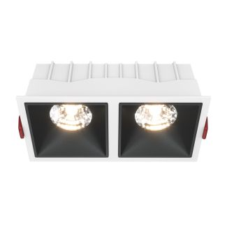 MAYTONI Alfa LED DL043-02-15W3K-D-SQ-WB Lampa punktowa wbudowana - kolor Biały,Czarny