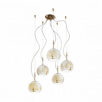 KOLARZ 0392.35.3.AL.GO LUNA lampa wisząca złoto 24K