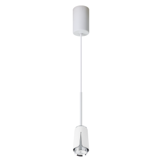 MILAGRO ML0275 FLOWER WHITE CHROME LAMPA WISZĄCA 1xGU10