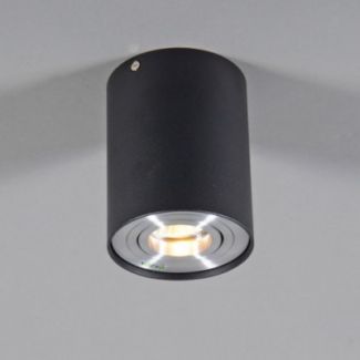 AZZARDO GM4100-BK-ALU / AZ0779 Bross 1 (black/aluminium) Lampa sufitowa