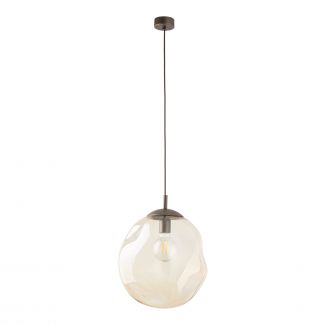 TK-LIGHTING 11324 LAVA L BROWN LAMPA WISZĄCA 1XE27