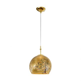 KOLARZ 0392.31S.3.AL.MU LUNA lampa wisząca złoto 24K