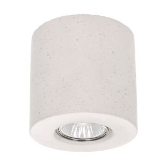 SPOTLIGHT 2066137 Concretedream Round Lampa Sufitowa 1xGU10 Max.6W Beton Biały