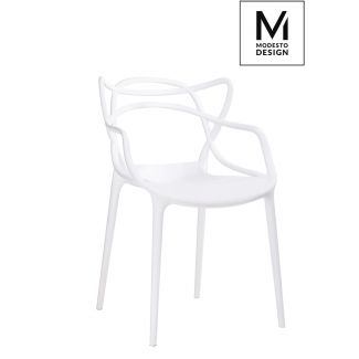 Modesto Design PP044.WHITE MODESTO krzesło HILO białe - polipropylen