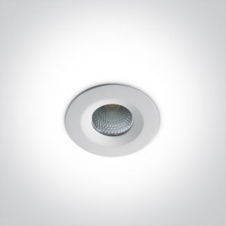ONE LIGHT 10107CA/W/W Gudi biała oprawa typu downlight do wbudowania LED 3000K 7W