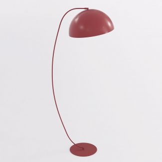 EMIBIG 1614/LP1 ARCOS LP1 BURGUNDY Lampa podłogowa