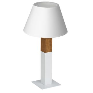 LUMINEX 3595 oprawa przenośna Table lamps lampa stołowa biały brązowy