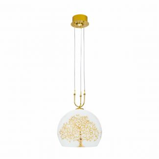 KOLARZ 0392.31+1L.3.AL.GO LUNA lampa wisząca złoto 24K
