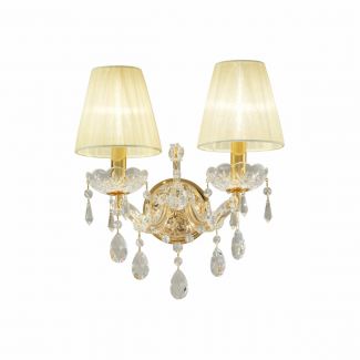 KOLARZ 3844.62.3.SPT SCHC�NBRUNN lampa ścienna złoto 24K
