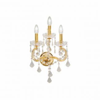 KOLARZ 0413.63.3.SPT BELVEDERE lampa ścienna złoto 24K