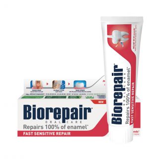 BIOREPAIR PASTA DO ZĘBÓW FAST SENSITIVE REPAIR 75ml