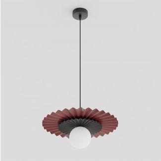 EMIBIG 1732/1 UMBRA 1 BURGUNDY-BLACK lampa wisząca