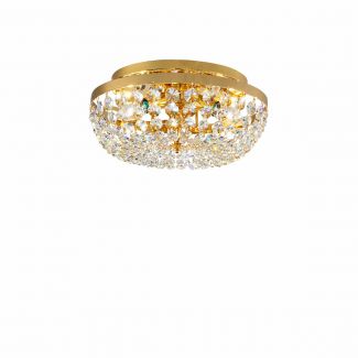 KOLARZ 3161.13/33 SCHC�NBRUNN lampa sufitowa złoto 24K