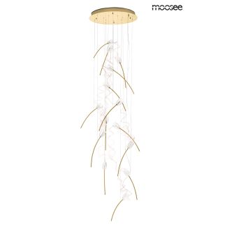 MOOSEE MSE1501100171 lampa wisząca TULIPPE 14 DISC złota