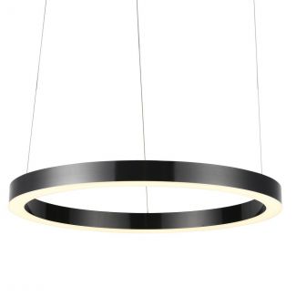 Step into Design ST-8848-80 black Lampa wisząca CIRCLE 80 LED tytanowy 80 cm